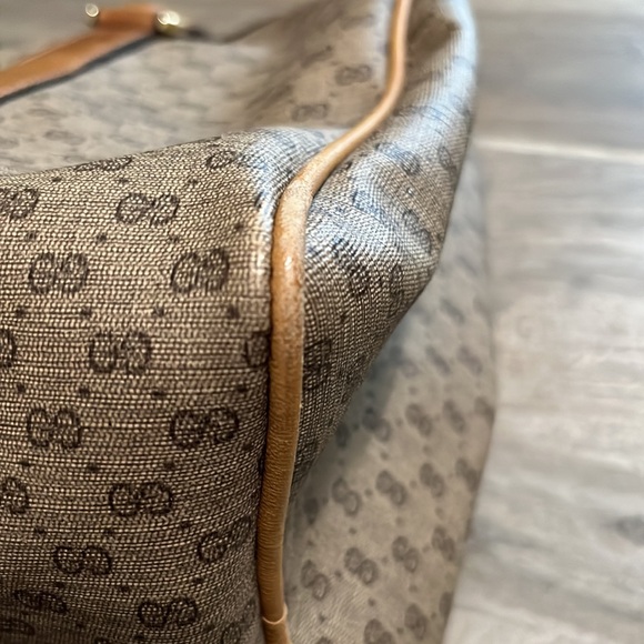 Gucci Vintage Sherry Line Monogram Coated Bag - Picture 8 of 9